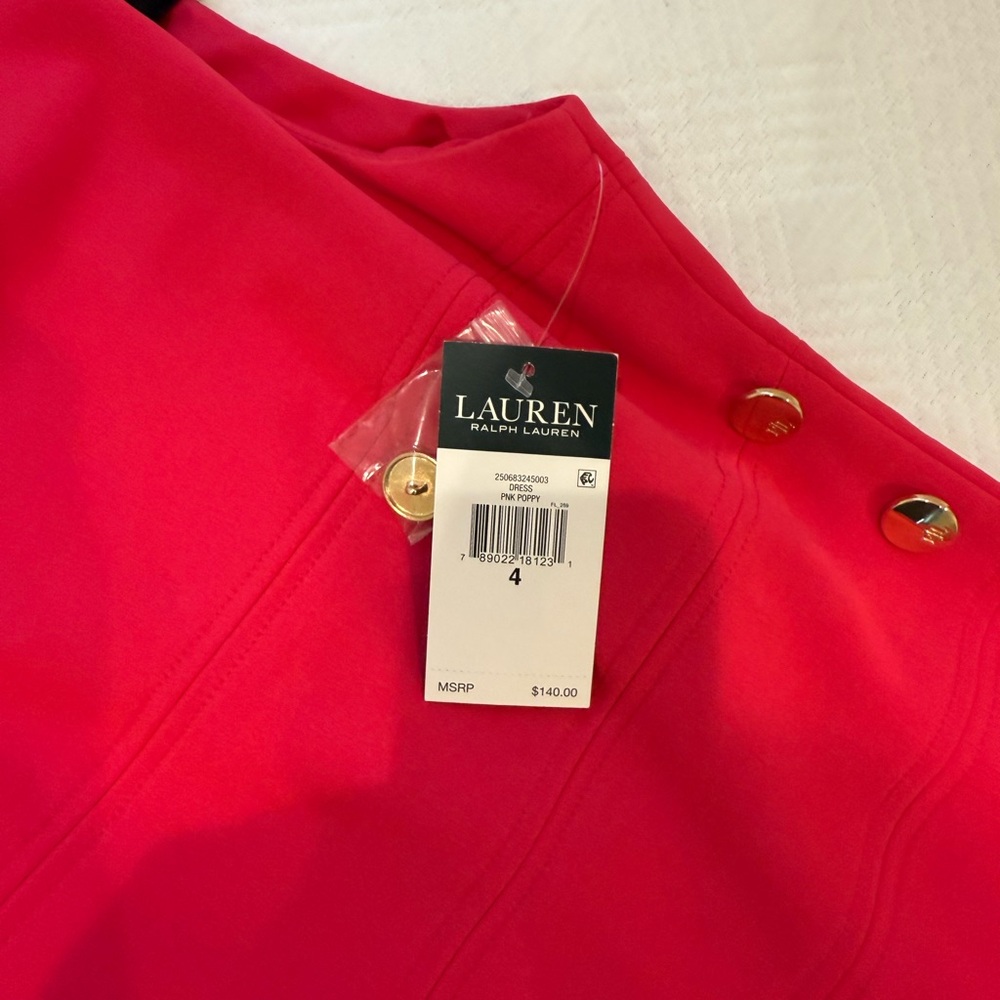Ralph Lauren Vibrant Pink Midi Dress - Picture 4 of 7